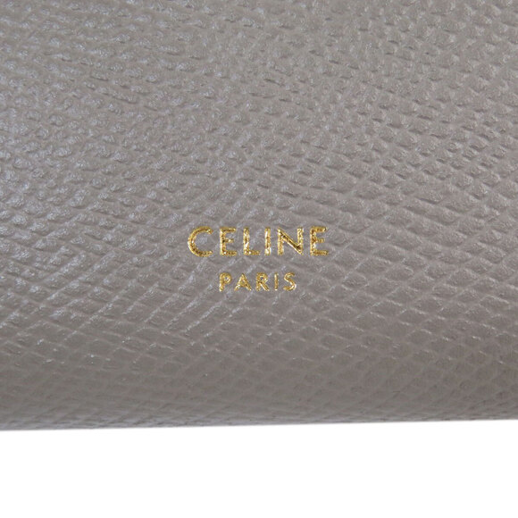 Celine Bifold Leather Logo Wallet